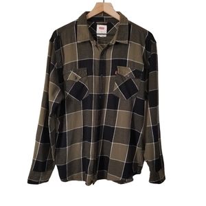 2/$30 Levi's Button Down Flannel, Classic Plaid Flannel